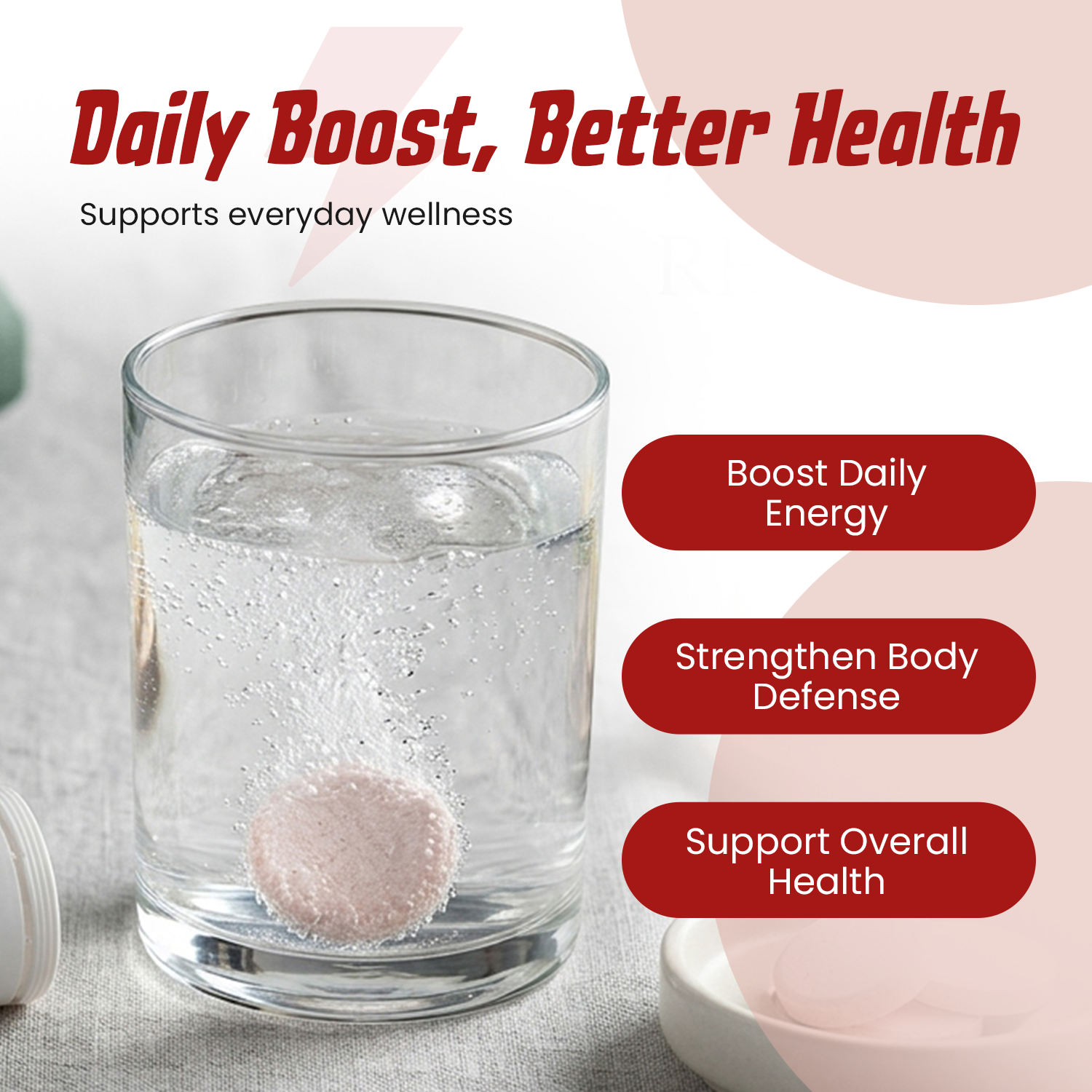 Alphaglow Multivitamin with Beet Root Effervescent Tablets