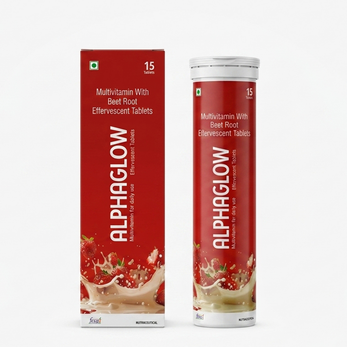 Alphaglow Multivitamin with Beet Root Effervescent Tablets