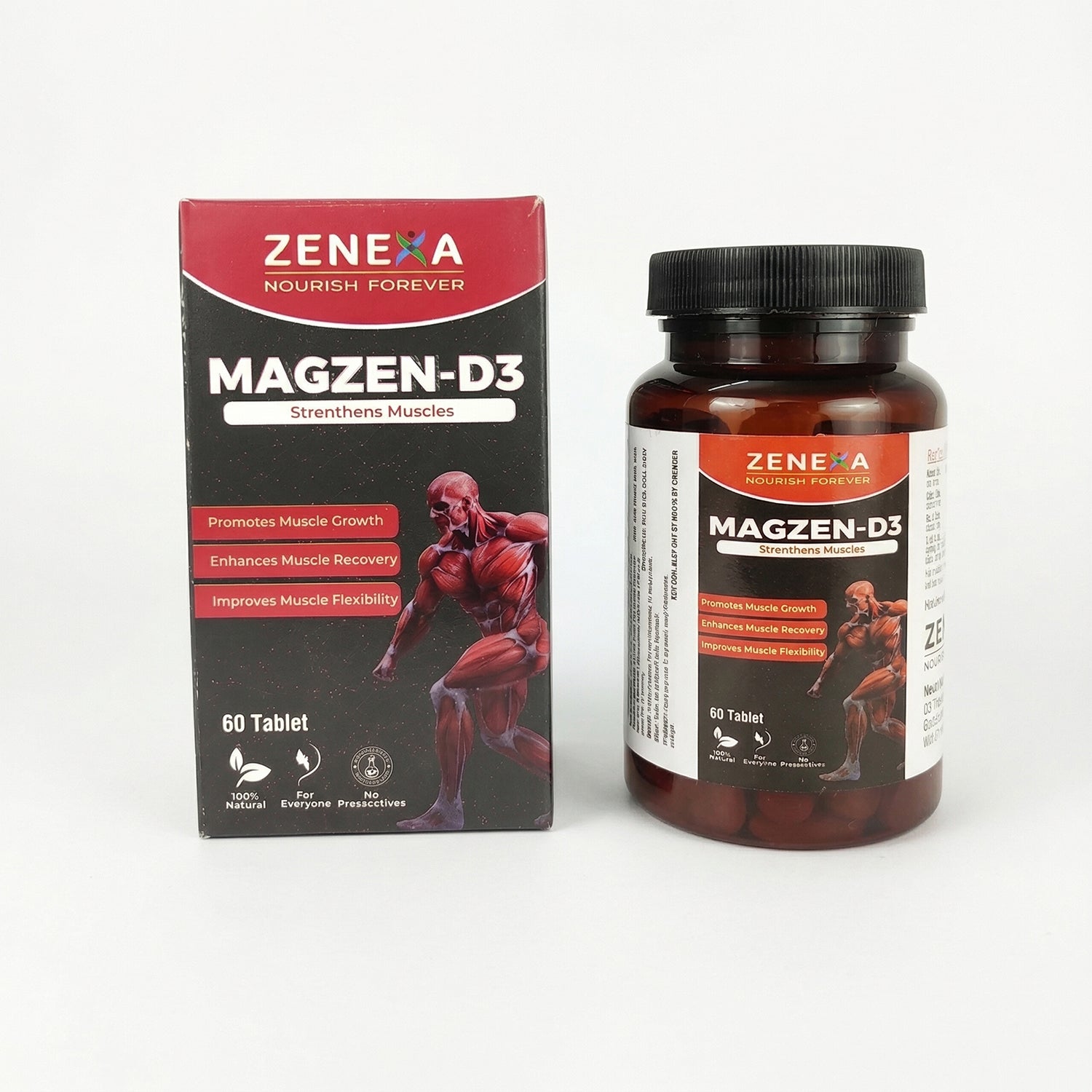Zenexa Magzen-D3 Muscle Support Supplement