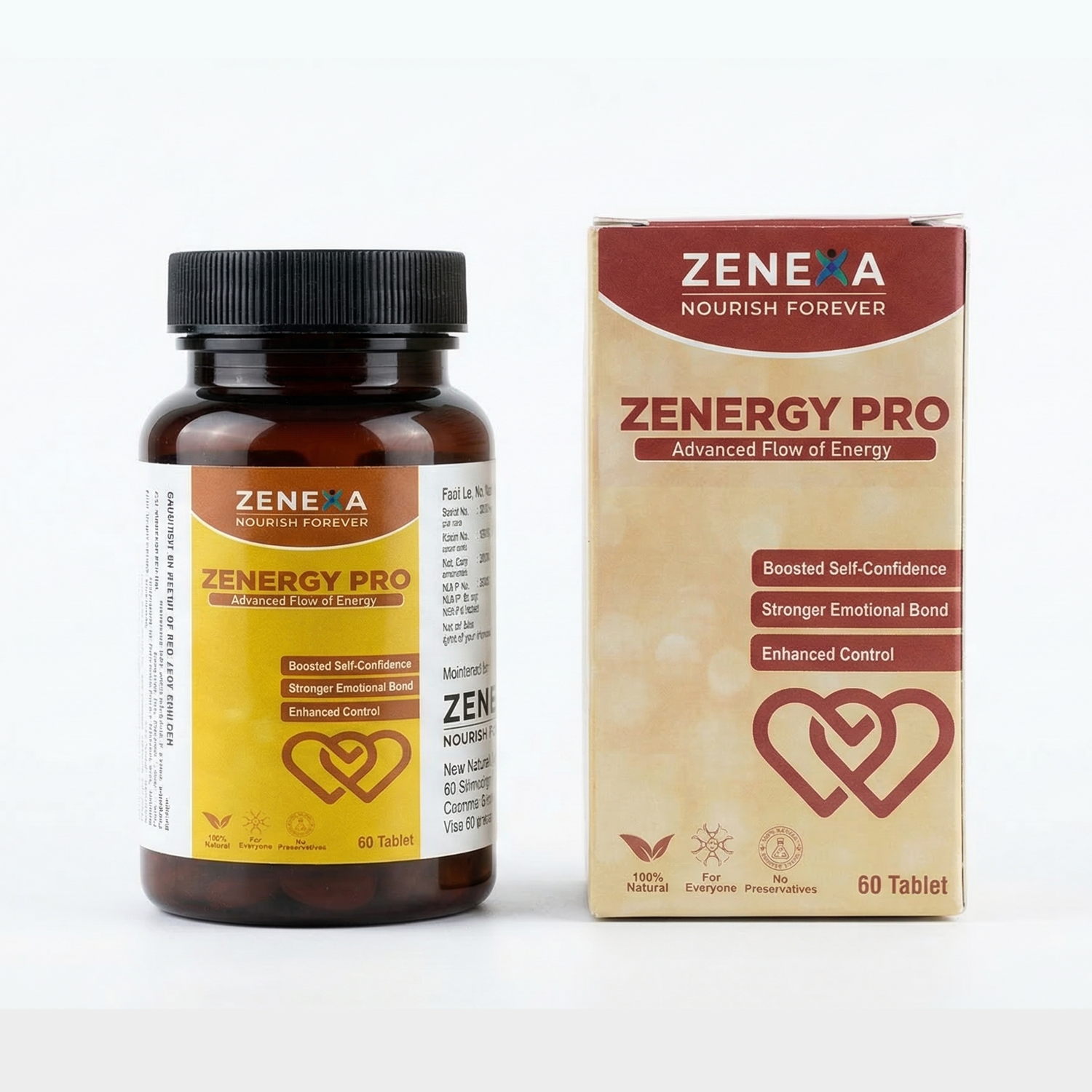 Zenexa Zenergy Pro Advanced Flow of Energy – L-Arginine & Ginseng Tablets