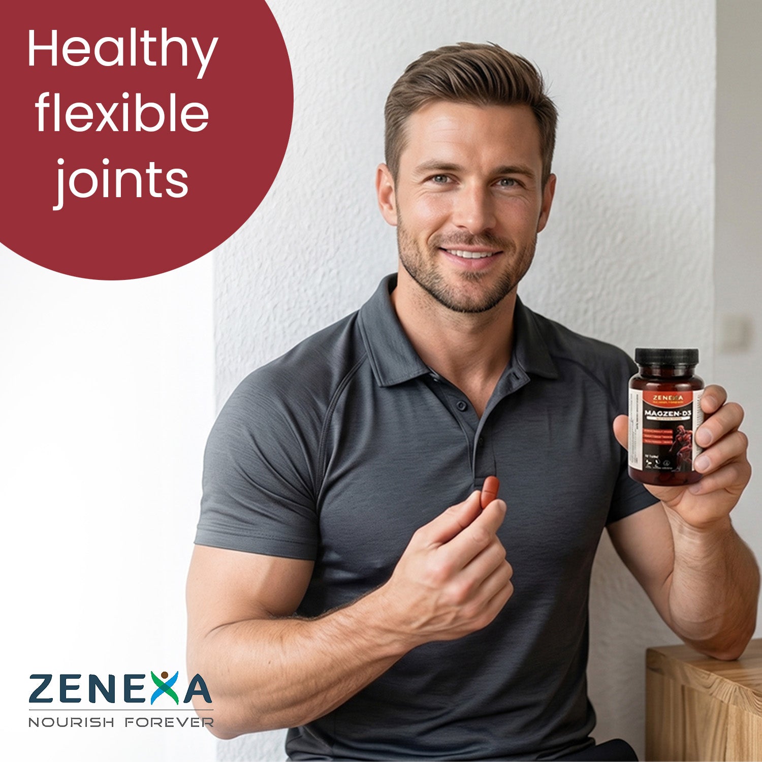 Zenexa Magzen-D3 Muscle Support Supplement