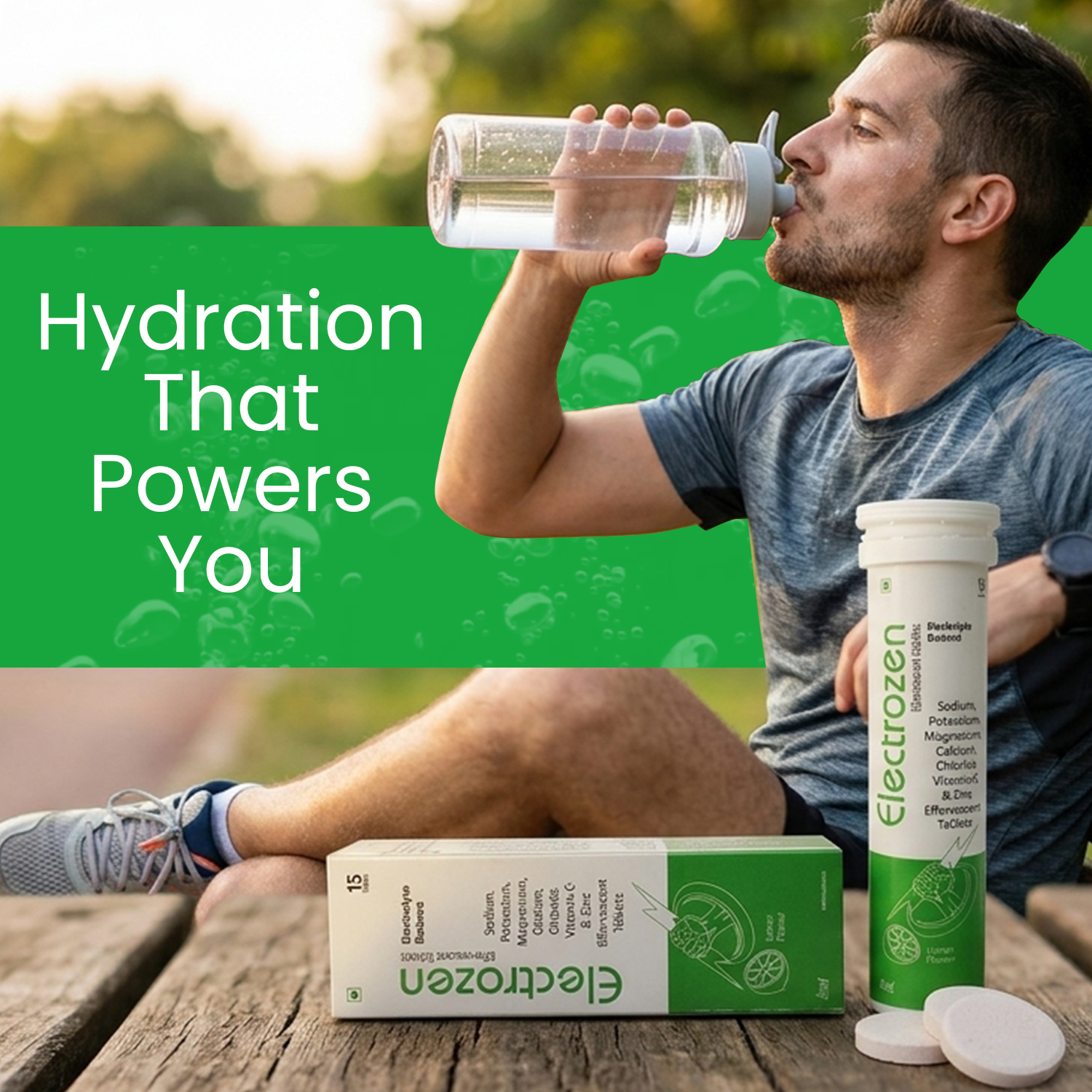 Electrozen Electrolyte Balance Effervescent Tablets – Rapid Rehydration with Sodium