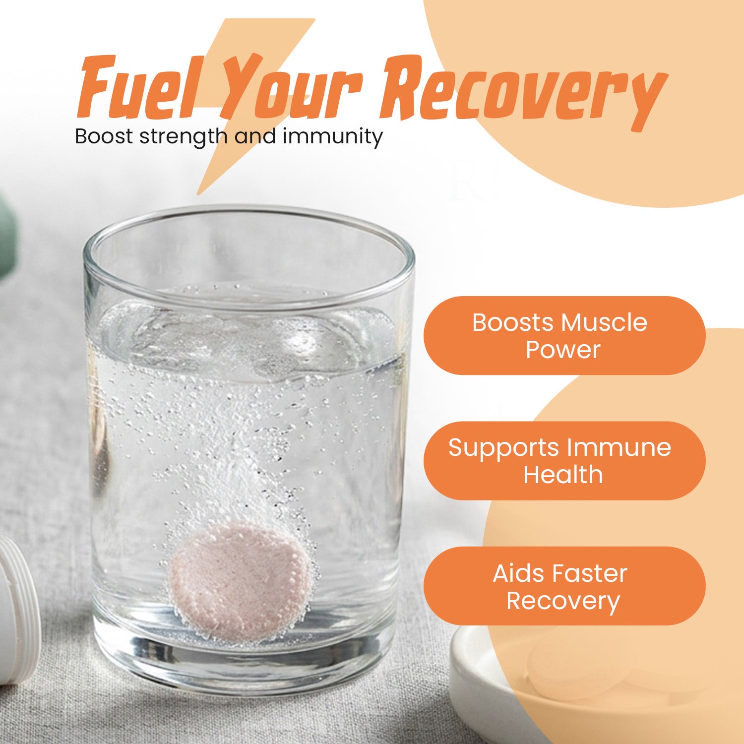 Magzen-Plus Elemental Magnesium & Zinc Effervescent Tablets