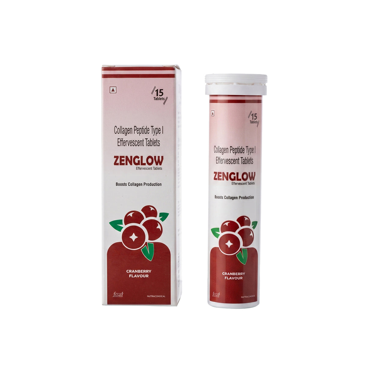 Zenglow Collagen Peptide Type I Effervescent Tablets – Anti-Aging Skin Elasticity & Youthful Glow
