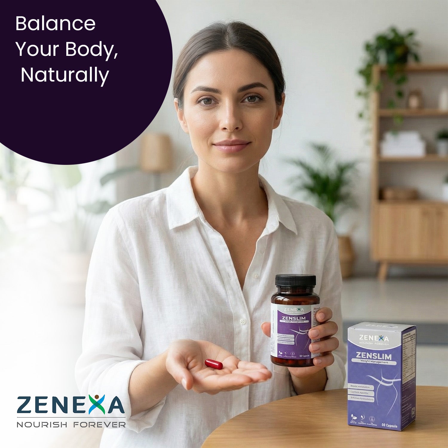 Zenexa Zenslim Weight Management Formula – Boosts Metabolism & Controls Appetite