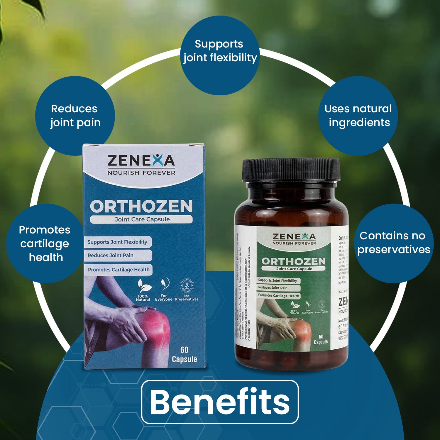 Zenexa Orthozen Joint Care Capsules – With Collagen Peptide Type II